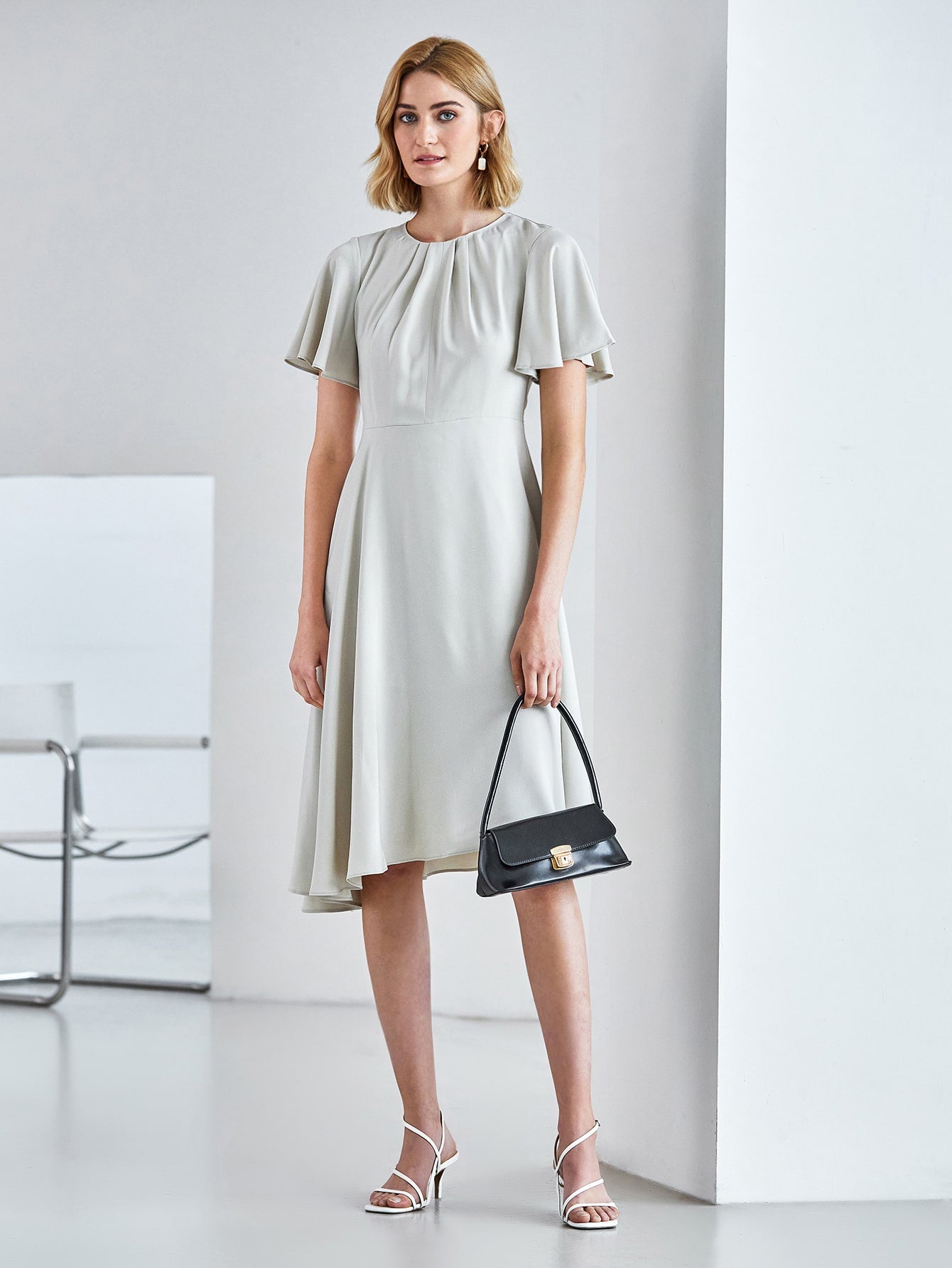 MOTF PREMIUM FLOWY ASYMMETRICAL DRESS