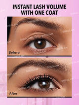 SHEGLAM Max Impact Extreme Volumizing Mascara Waterproof Lengthening Quick Drying No Smudge Long Lasting Thick Smooth Black Mascara Eye Makeup Black Friday Winter Y2K Mascara