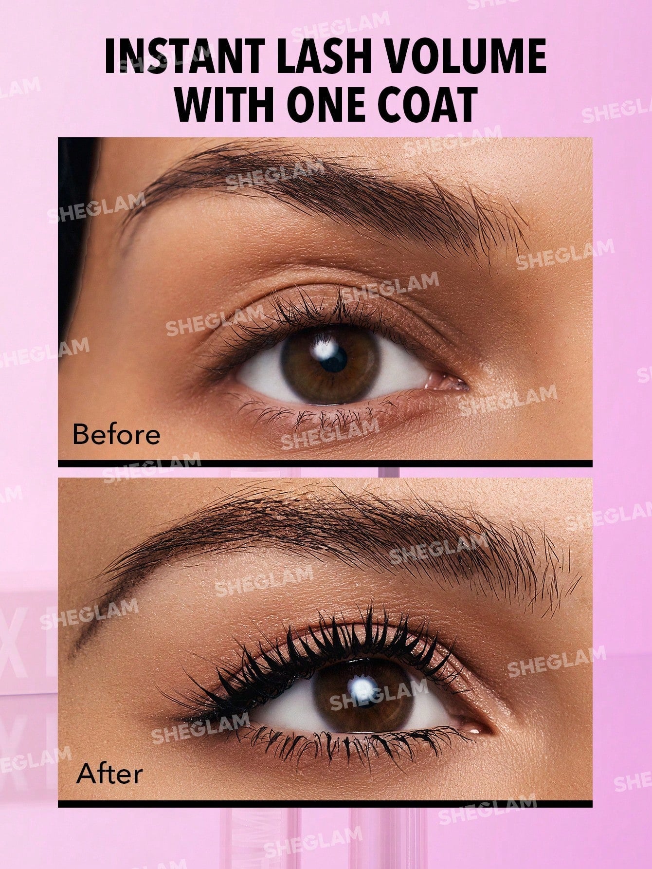 SHEGLAM Max Impact Extreme Volumizing Mascara Waterproof Lengthening Quick Drying No Smudge Long Lasting Thick Smooth Black Mascara Eye Makeup Black Friday Winter Y2K Mascara