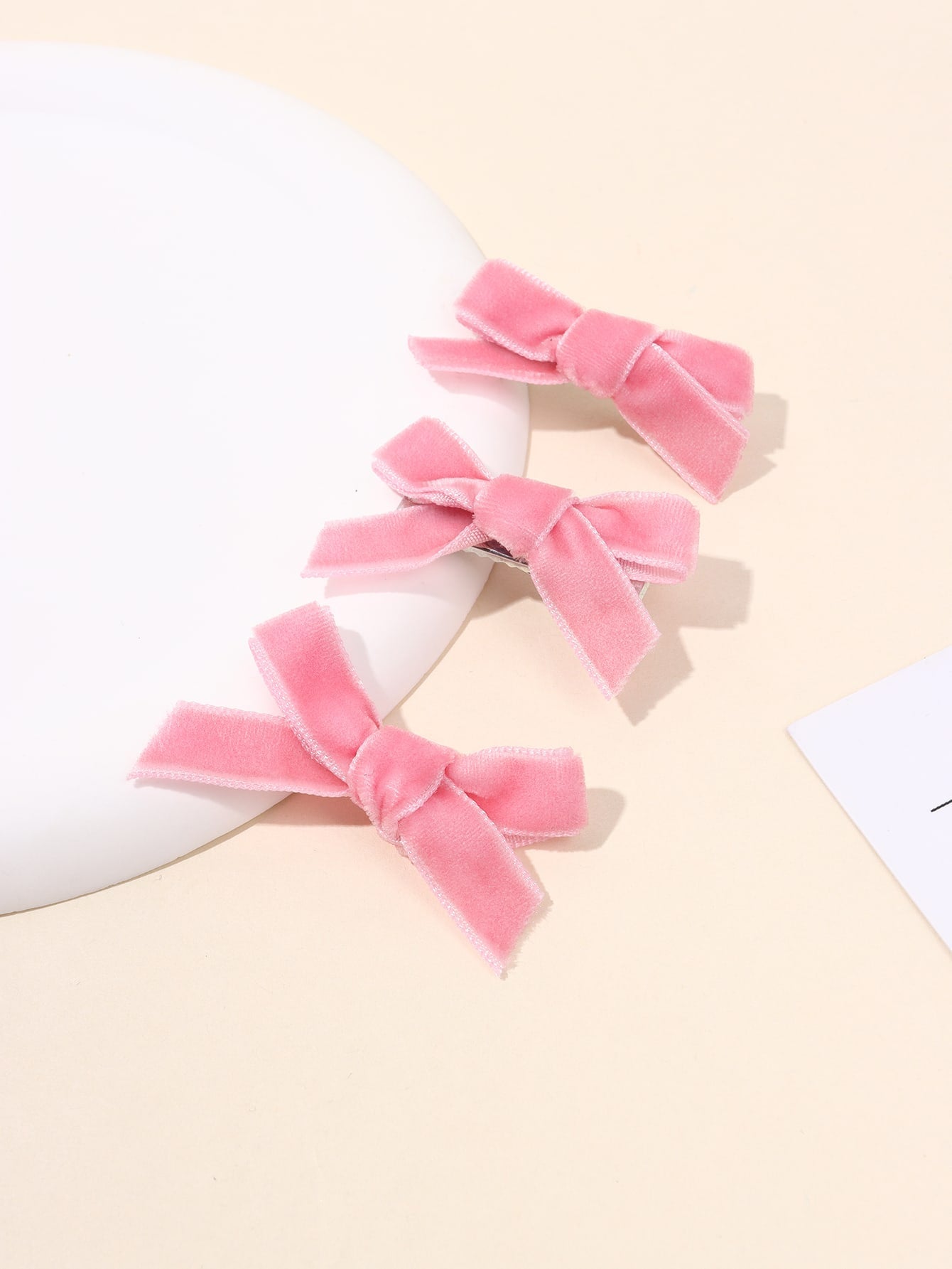 8Pcs Pink Mini Butterfly Bow Hair Clips