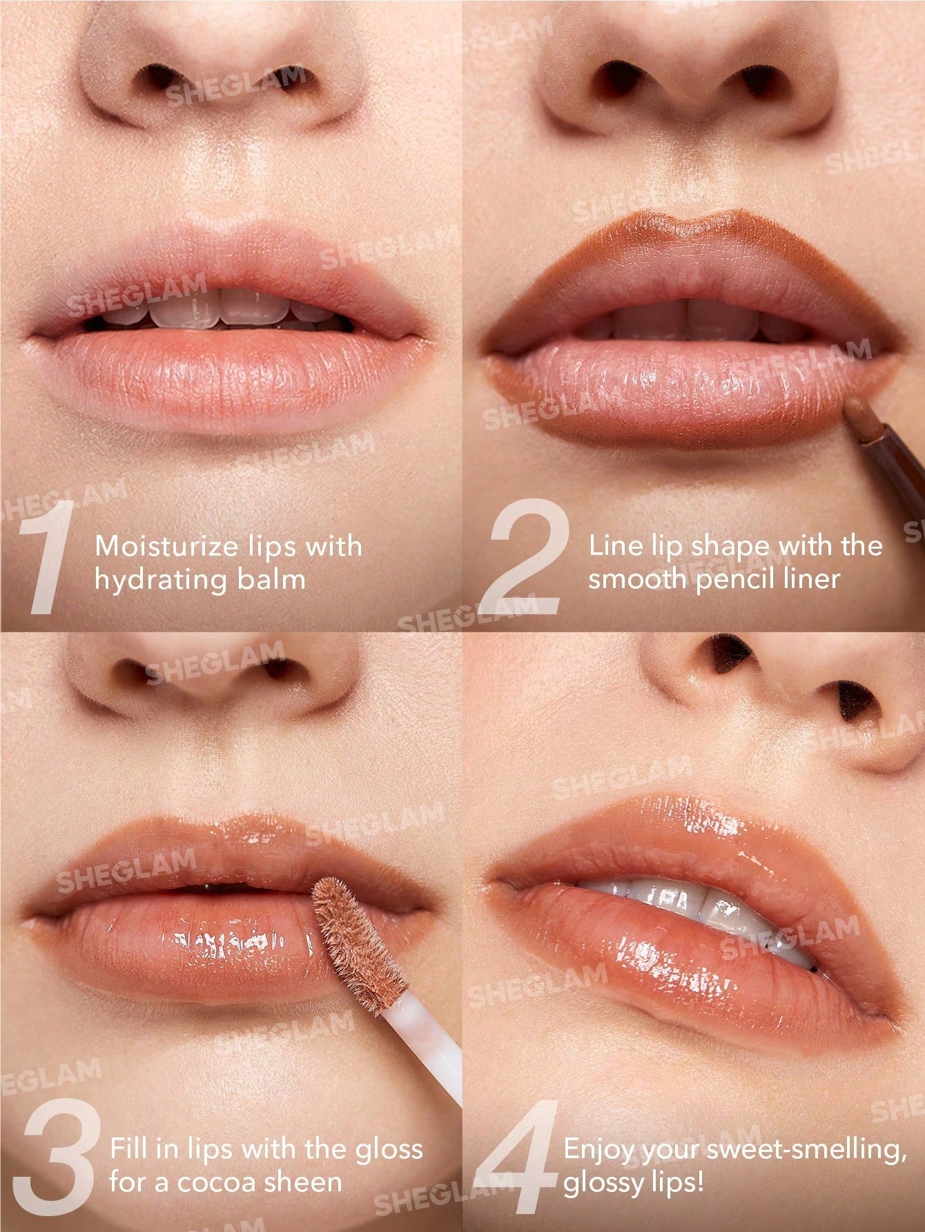 SHEGLAM | Willy Wonka Cocoa Kiss Lip Duo-Brownie Bite Black Friday Sale Gift Brown Liquid Lipstick
