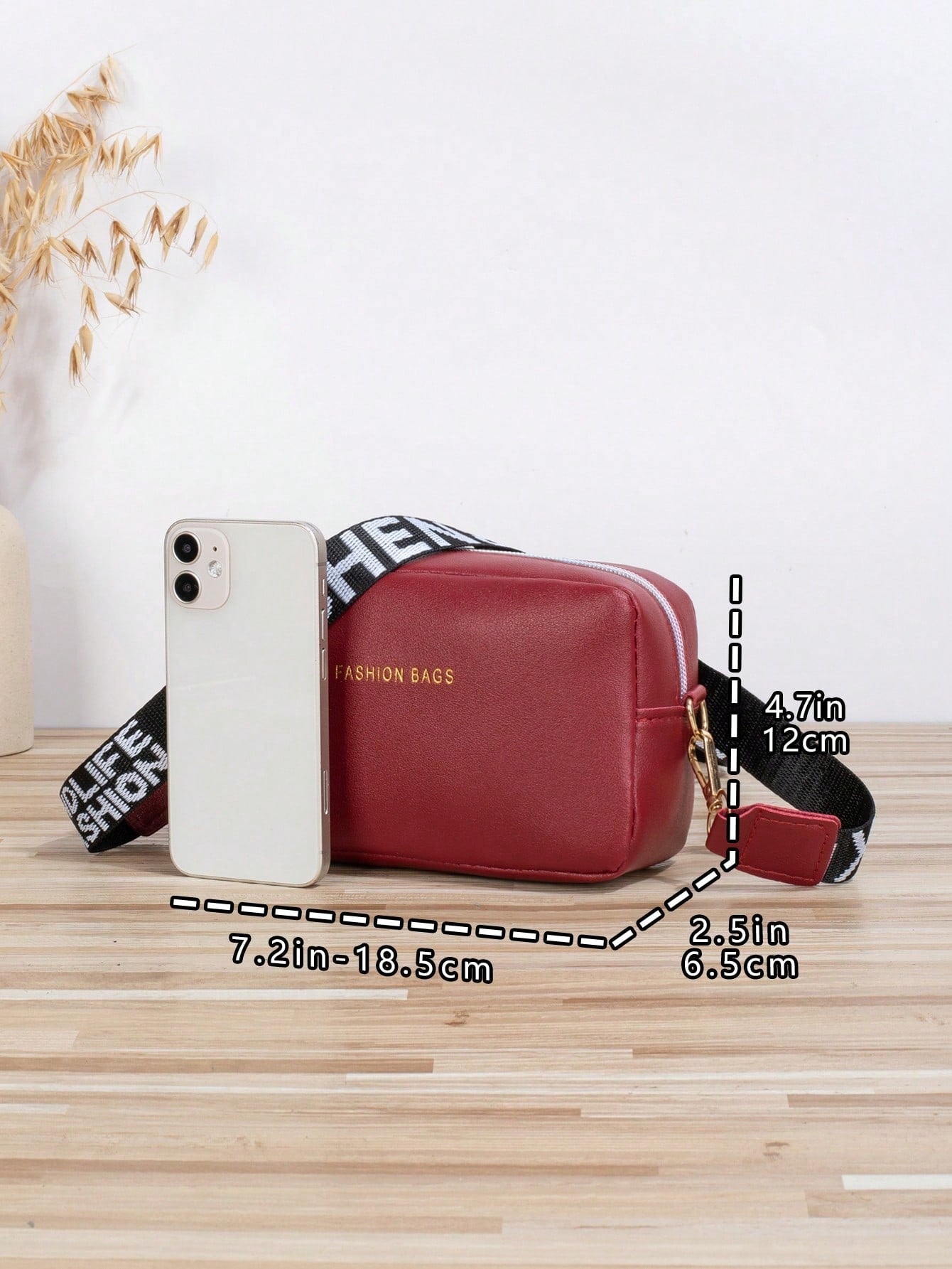 Mini Letter Graphic Square Bag ,Vintage New Year and Spring Festival Style Bag for Women, Perfect for Every Occasion