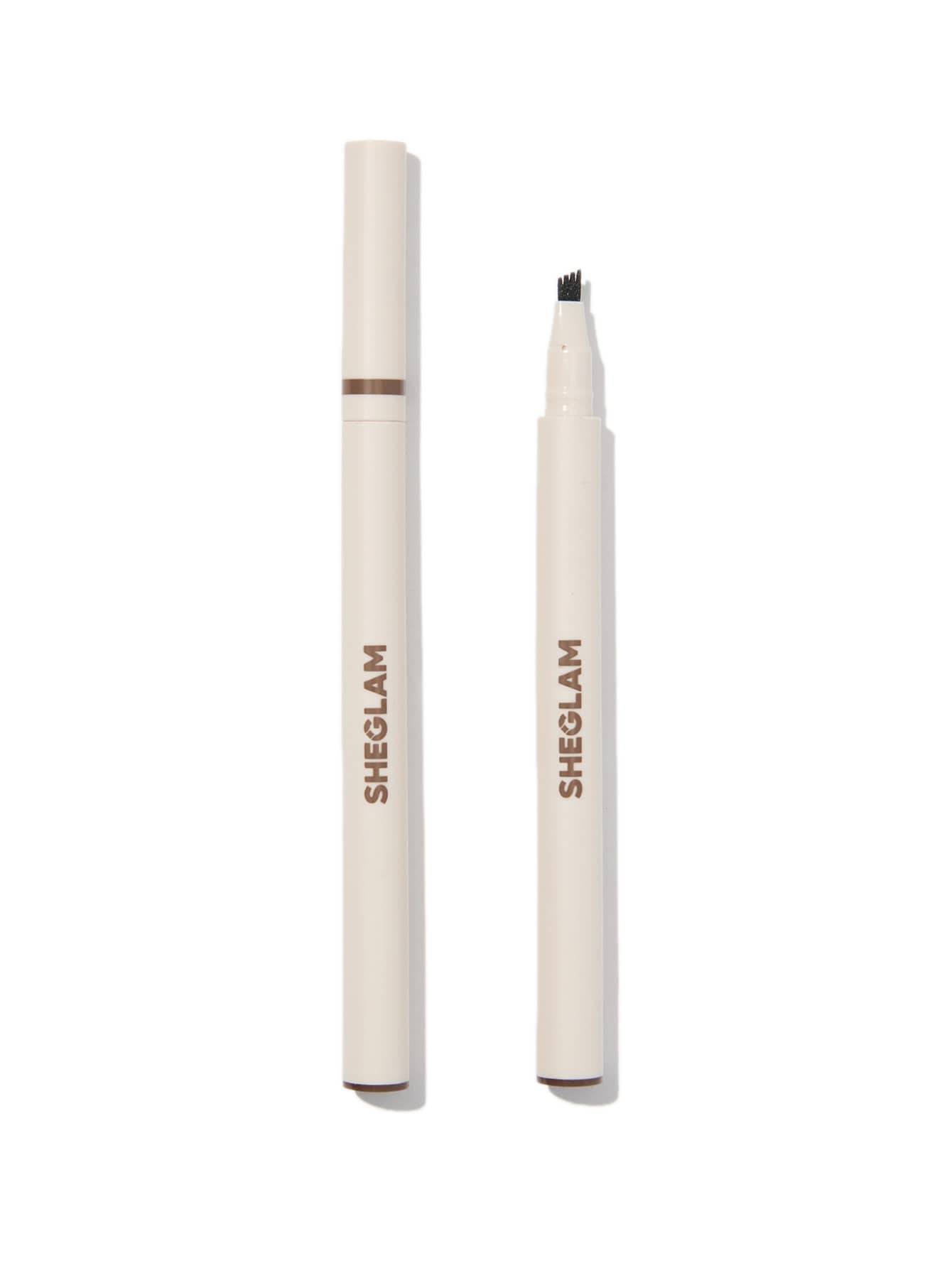 SHEGLAM Feather Better Liquid Eyebrow Pencil-Dark Brown Long Lasting Eyebrow Pen Smudge-Proof Water-Proof Natural Fuller Brows Eyebrow Makeup Black Friday Winter Gifts Eyebrow