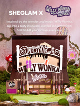 SHEGLAM | Willy Wonka Cocoa Kiss Lip Duo-Brownie Bite Black Friday Sale Gift Brown Liquid Lipstick