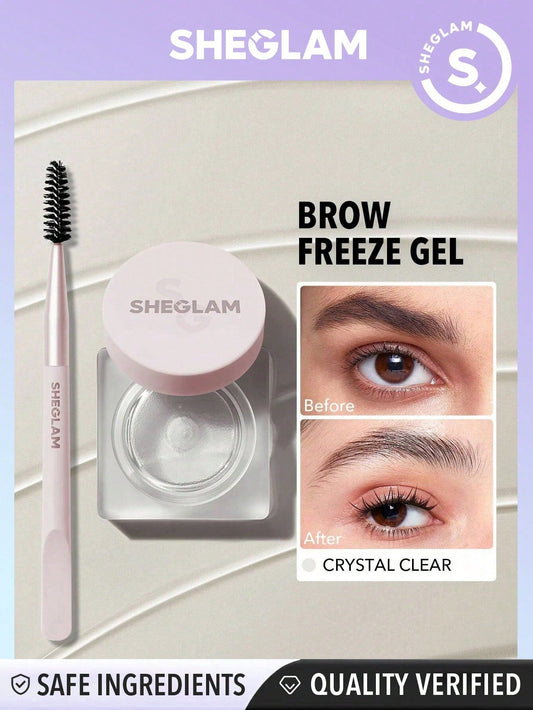 SHEGLAM Set Me up Brow Hold-Crystal Clear Waterproof Eyebrow Gel No Smudge Long Lasting Shaping Eyebrow Wax Black Friday Sale Eyebrow