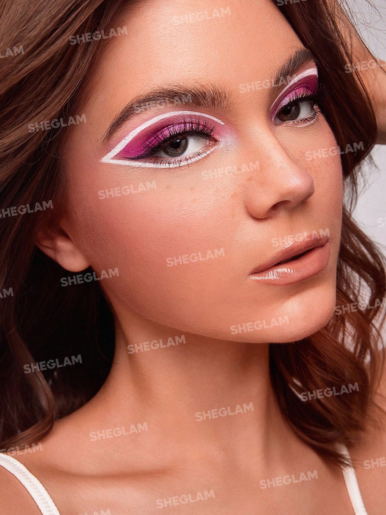 SHEGLAM Color Crush Liquid Eyeliner-Call Your Mom 7 Colors Smudge-Proof High Pigment Eyeliner Pencil Sweat-Proof Long Lasting Easy to Use White Eyeliner Black Friday Winter Gifts Y2K Trending Y7K Eyeliner