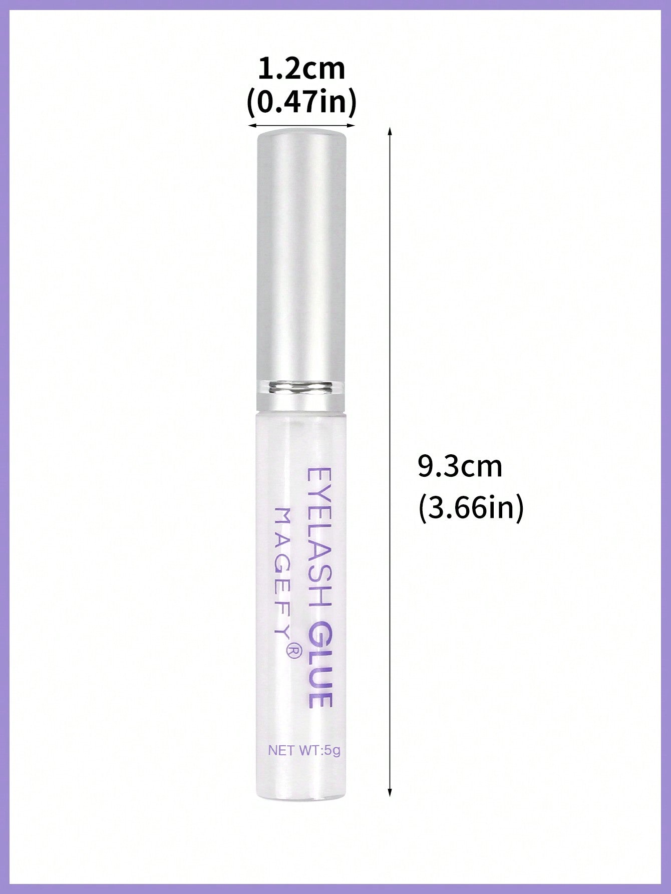 MAGEFY 1Pc Eyelash Glue,Naturally Invisible after Drying,Stick Firmly for Everyday Use for Eyelashes, Travel Essentials