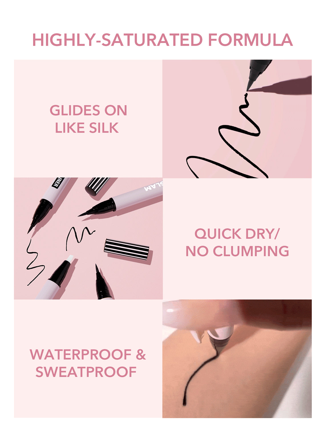 SHEGLAM Do It All 2-In-1 Eyeliner Waterproof Matte Eyeliner with a Eyeliner Remover Sweat-Proof Smudge-Proof Easy to Use Be Beginner Friendly Black Eyeliner Black Friday Gothic Eyeliner