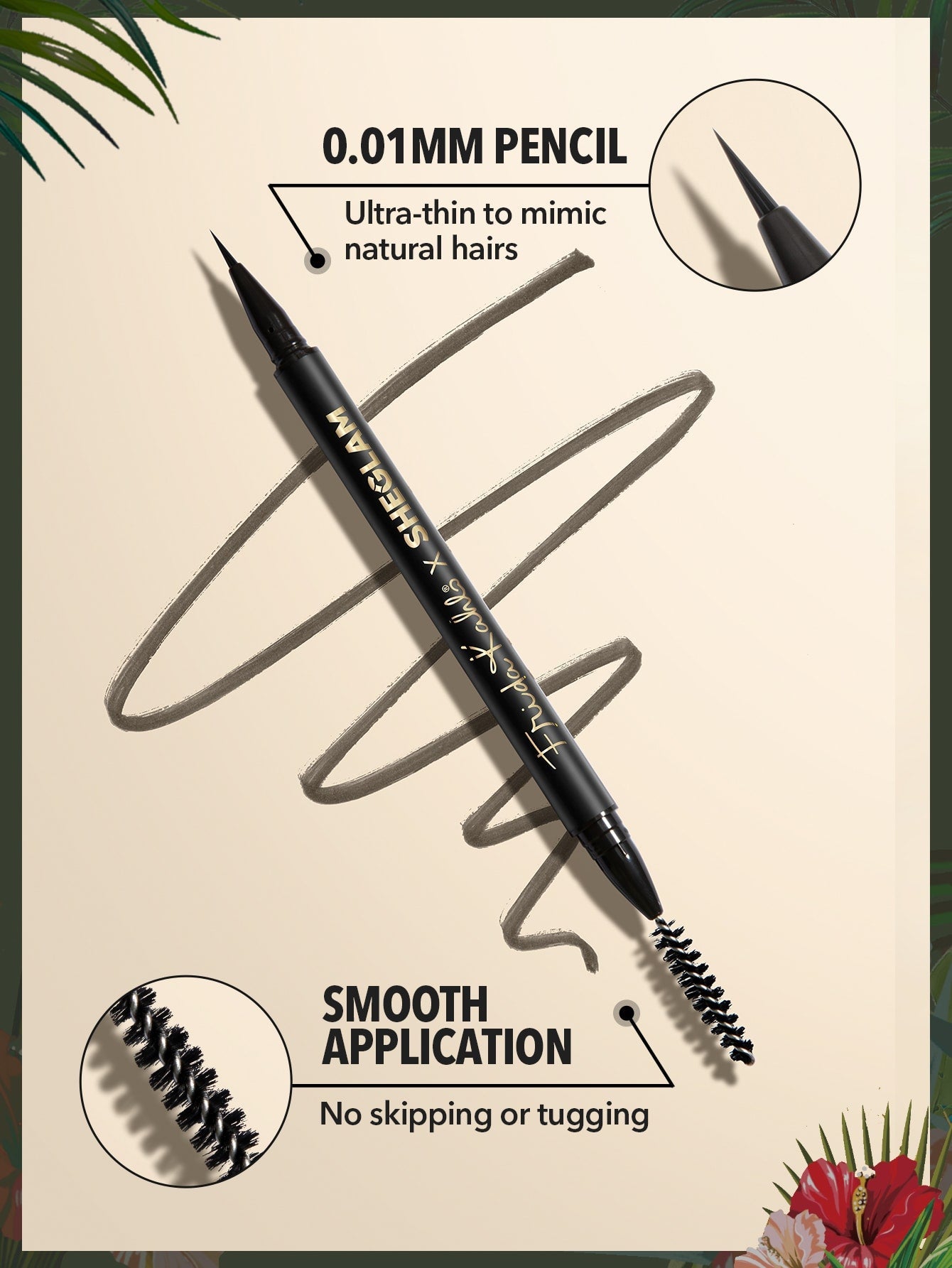 SHEGLAM X Frida Kahlo Brow Icon Liquid Brow Pen-Taupe Black Friday Sale Gift Eyebrow