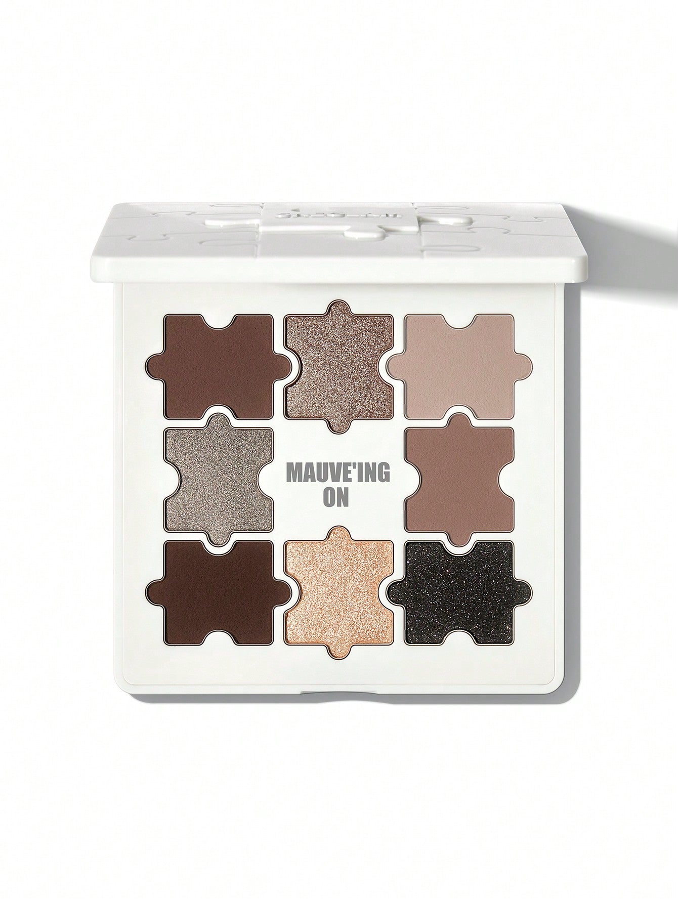 SHEGLAM Jazy Jigsaw Eyeshadow Palette-Mauve'Ing on 9-Color Shimmer Matte Eyeshadow Palette Metallic Evenly Pigmented Smooth Blendable Eyeshadow Winter Black Friday Gift Eyeshadow