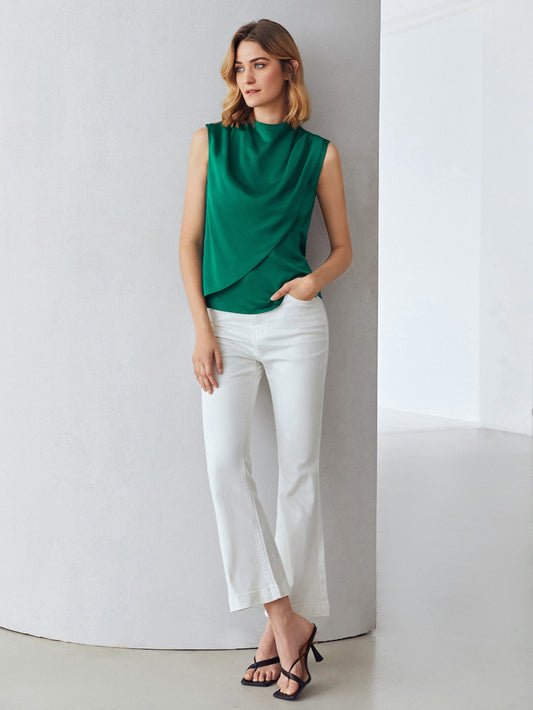 MOTF PREMIUM STRAIGHT FIT DRAPED TOP