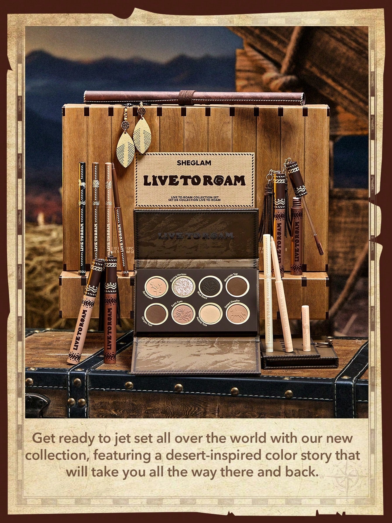 SHEGLAM Live to Roam Get Going Cream Eyeliner-On Foot 6 Colors Waterproof Long-Lasting Smoky Eyes Matte Eyeliner Pencil Extra-Fine No Smudge Ultra Pigmented Eyeliner Blendable Smooth Cat Eye Eye Make up Black Friday Winter Brown Eyeliner