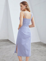 MOTF PREMIUM STRIPED ASYMMETRIC DRESS