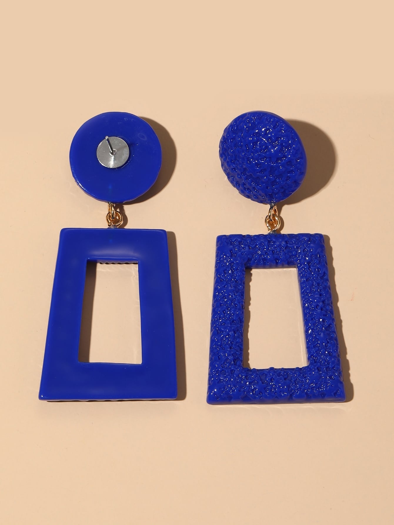 Geometric Decor Drop Earrings