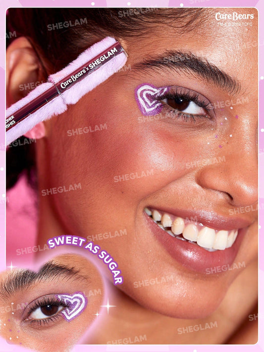 SHEGLAM X Care Bears Sweet Wishes Colored Eyeliner-Sweet as Sugar 3 Colors Colorful Matte Eyeliner Pencil Long-Lasting Extra-Fine Eyeliner Easy to Wear Bold Eye Make up Black Friday Trending Y8K Eyeliner