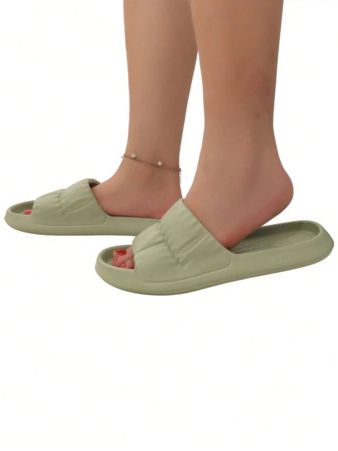 Thickened Eva Slippers for Women, Soft, Lightweight, Cartoon Couple Cute Indoor Slippers, Summer