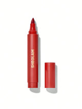 SHEGLAM Love Stained Lip Tint Marker-Pure Love Matte Red Lip Stain Pen Highly Pigmented Long-Lasting Lip Liner Contour Tint Lip Makeup Black Friday Lip Liner
