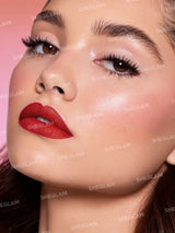 SHEGLAM Dynamatte Boom Long Lasting Matte Lipstick-Main Character 20 Colors Creamy Matte Waterproof Lipstick Amazing Non-Stick Cup Transfer-Proof Lipstick Black Friday Sale Gift Red Lipstick