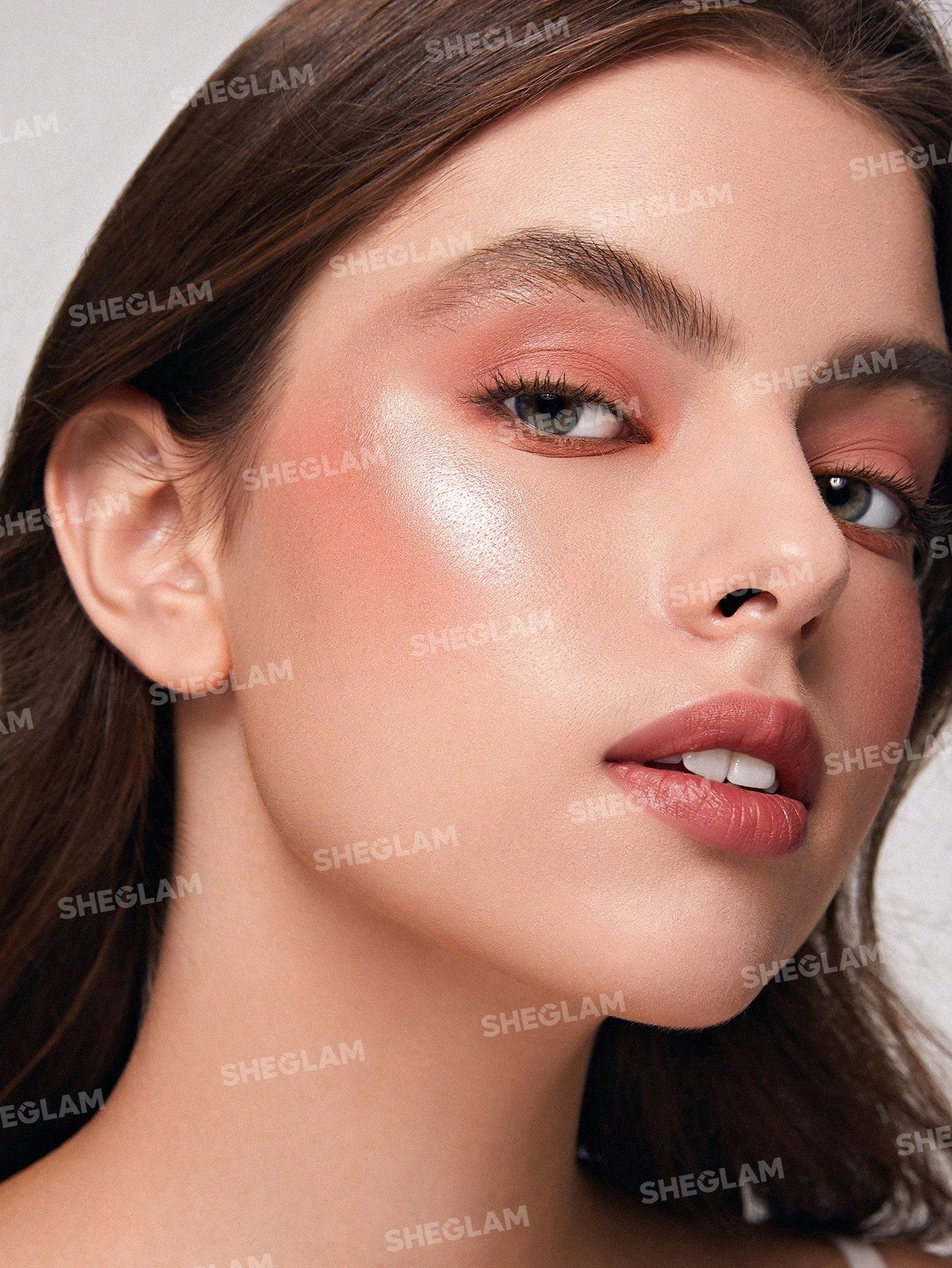 SHEGLAM Glam 101 Hybrid Highlighter & Blush Duo-Seville Blush Highlighter Powder Palette Non-Fading Multi-Use Non-Greasy Shimmer Lightweight Smooth Blusher Black Friday Winter Pink Rosa Blush