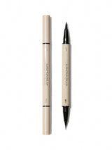 SHEGLAM Multi-Tasker Line & Detail Eyeliner Pen-Black 2 in 1 Waterproof Double Head Liquid Eyeliner Pencil Ultra-Fine Sweat-Proof Easy to Use Precision Ultra-Fine Bold Eyeliner Black Friday Sale Gothic Eyeliner