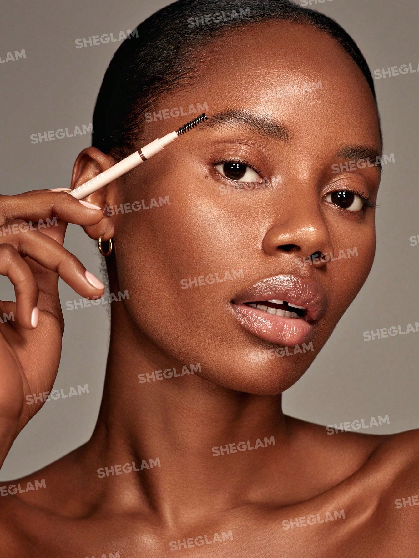 SHEGLAM Insta-Fill Brow Pencil-Dark Brown Long Lasting Auto Eyebrow Pen Sweat-Proof Anti-Oil Non-Sticky Ultra-Slim Eyebrow Makeup Black Friday Eyebrow