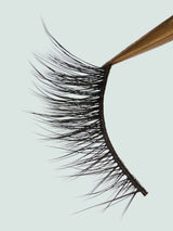 10Pairs Cat Eye Style Natural Crossed & Extended Black False Eyelashes, Suitable for Daily and Dating Makeup