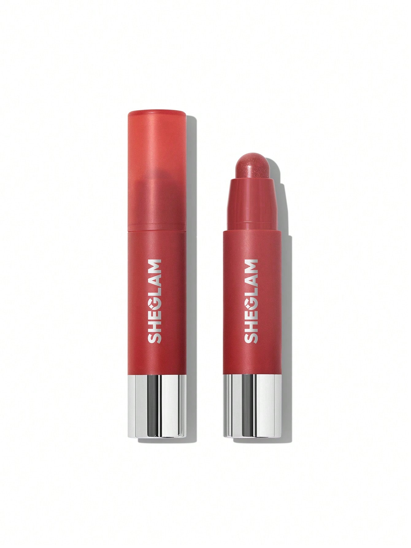 SHEGLAM Just Kissed Lipstick Crayon-Red Velvet Shimmer Matte Lip Glow Lipstick High Pigment Lip Balm Lip Makeup Hot Pink Black Friday Lipstick