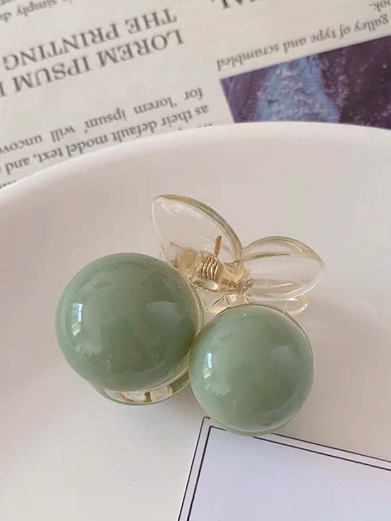 3Pcs Women Faux Pearl Decor Fashion Hair Claw