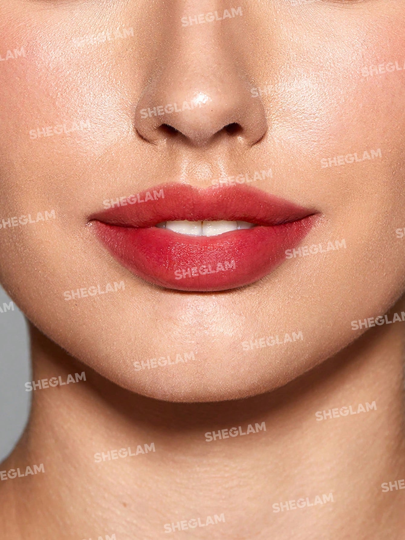 SHEGLAM for the Flush Lip & Cheek Tint-Fruit Punch Long-Lasting Matte Finish Lip Tint Easy-To-Use Lightweight Blush Moisturizing Lip Stain Liquid Lipstick Pink Liquid Lipstick
