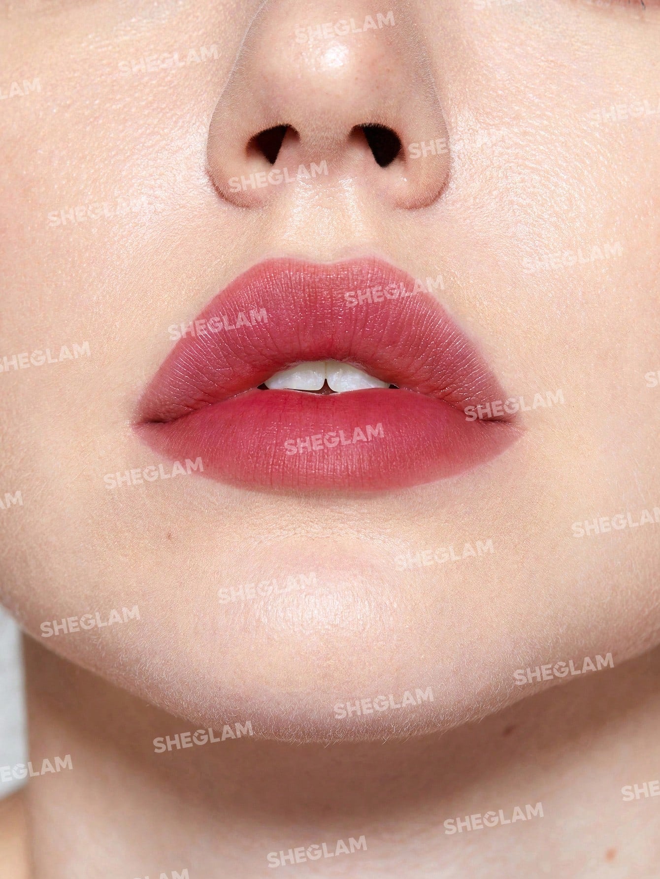 SHEGLAM for the Flush Lip & Cheek Tint-Fruit Punch Long-Lasting Matte Finish Lip Tint Easy-To-Use Lightweight Blush Moisturizing Lip Stain Liquid Lipstick Pink Liquid Lipstick