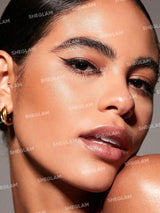 SHEGLAM Wing It Waterproof Liner Duo - Black 2 in 1 Waterproof Liquid Eyeliner Wing Stamp Pen Cat Eye Smudge-Proof Long Lasting Ultra-Fine Winged Eyeliner Black Friday Party Eyeliner