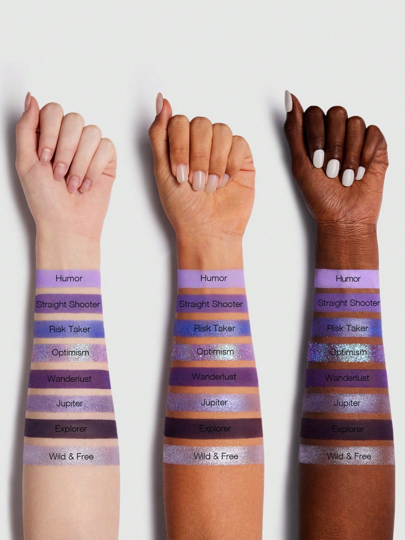 SHEGLAM Spontaneous Sagittarius Palette 8-Clolor Shimmer Metallic Matte Eyeshadow Palette Silver Bold Radiant Purple High Pigment Long Wear Blendable Pro Eyeshadow Black Friday Winter Pink Purple Eyeshadow