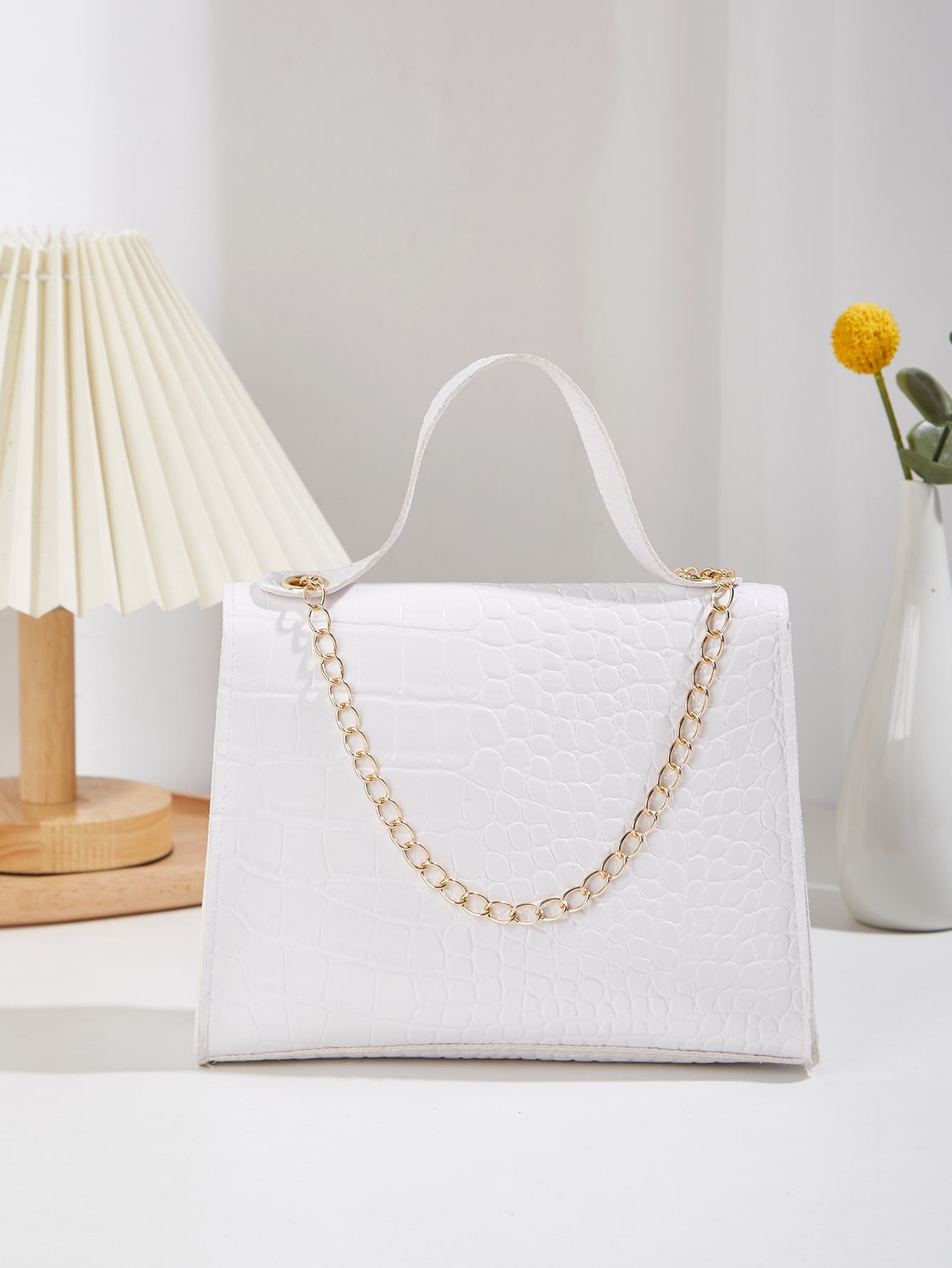 Stone Texture 2Pcs Women'S Handbag Set with Shoulder Bag and Tote Bag